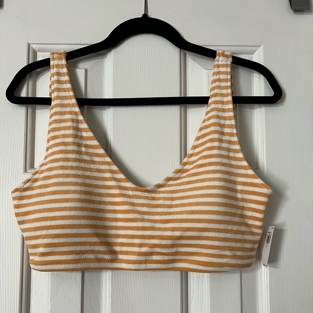 NWT Old Navy Striped 2 Piece Bikini High Rise Bottoms